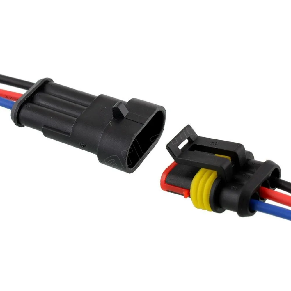 Бесплатная доставка 5 комплектов водонепроницаемый автомобильный проводной