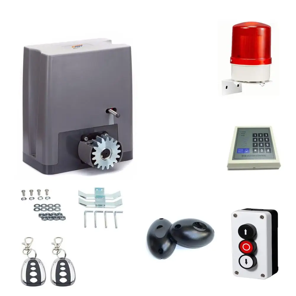 Kit 9 800 кг Автоматический раздвижной ворот Открыватель двери операторский Мотор привод доводчик КОМПЛЕКТЫ система с GSM беспроводное устройство для открывания ворот Домашняя безопасность - Цвет: Kit 9