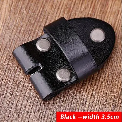 6178A2Black-3.5cm Пояс голову соединения кожа пряжкой из яловой выделанной кожи ремни аксессуары гладкой Пряжка ссылка кожа винт крепления ремня 6178 - Цвет: 6178A2Black-3.5cm
