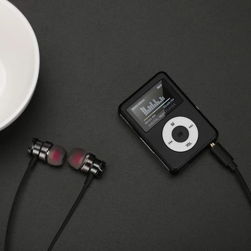 New2018 стиль USB мини MP3-плеер ЖК-экран Поддержка 32 ГБ Micro SD TF карта walkman MP3-плеер мини MP3 moduledrop шоппинг