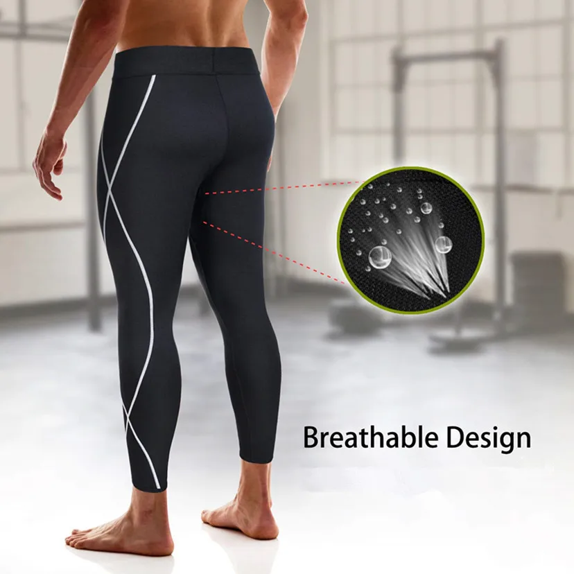 Мужские штаны для похудения, утягивающие штаны, Корректирующее белье для тренировок, неопреновые эластичные штаны, утягивающие брюки для тренировок, контроль за телом