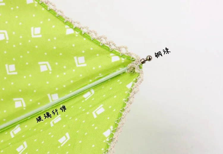 Небольшой карманный зонтик пять складных кружевных зонтов для дождя женщин