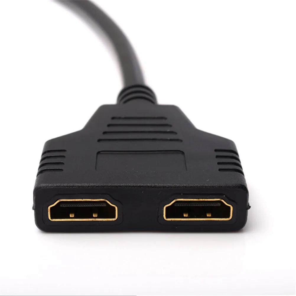 Разветвитель HDMI с 2 портами 1 в выхода штекер гнездо адаптер преобразователь