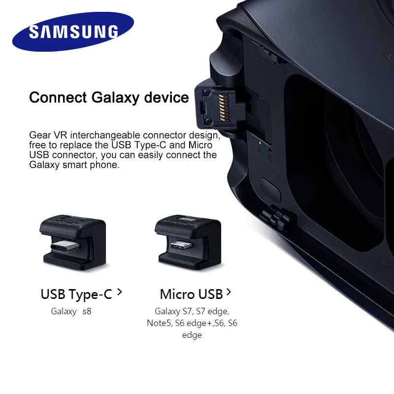 Samsung Передач VR 4.0 3D Очки Датчик Гироскопа Виртуальной Реальности Гарнитура для