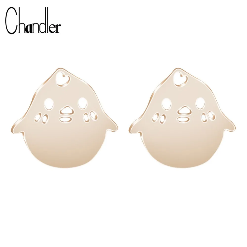 Женские серьги пусеты с золотым и серебряным покрытием пасхальные Серьги из