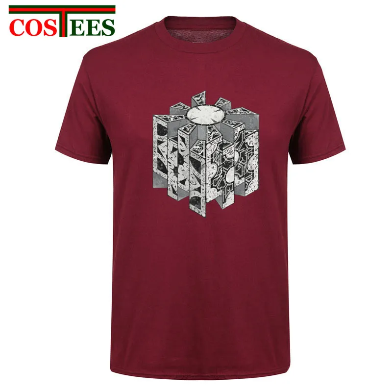 Мужская футболка с коротким рукавом Geek Hellraiser Puzzlebox хлопковая размера плюс