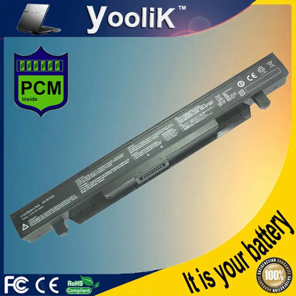 Аккумулятор A41N1424 для Asus GL552 GL552VW GL552J ZX50JX ZX50 ZX50V ZX50VW X55LM2H