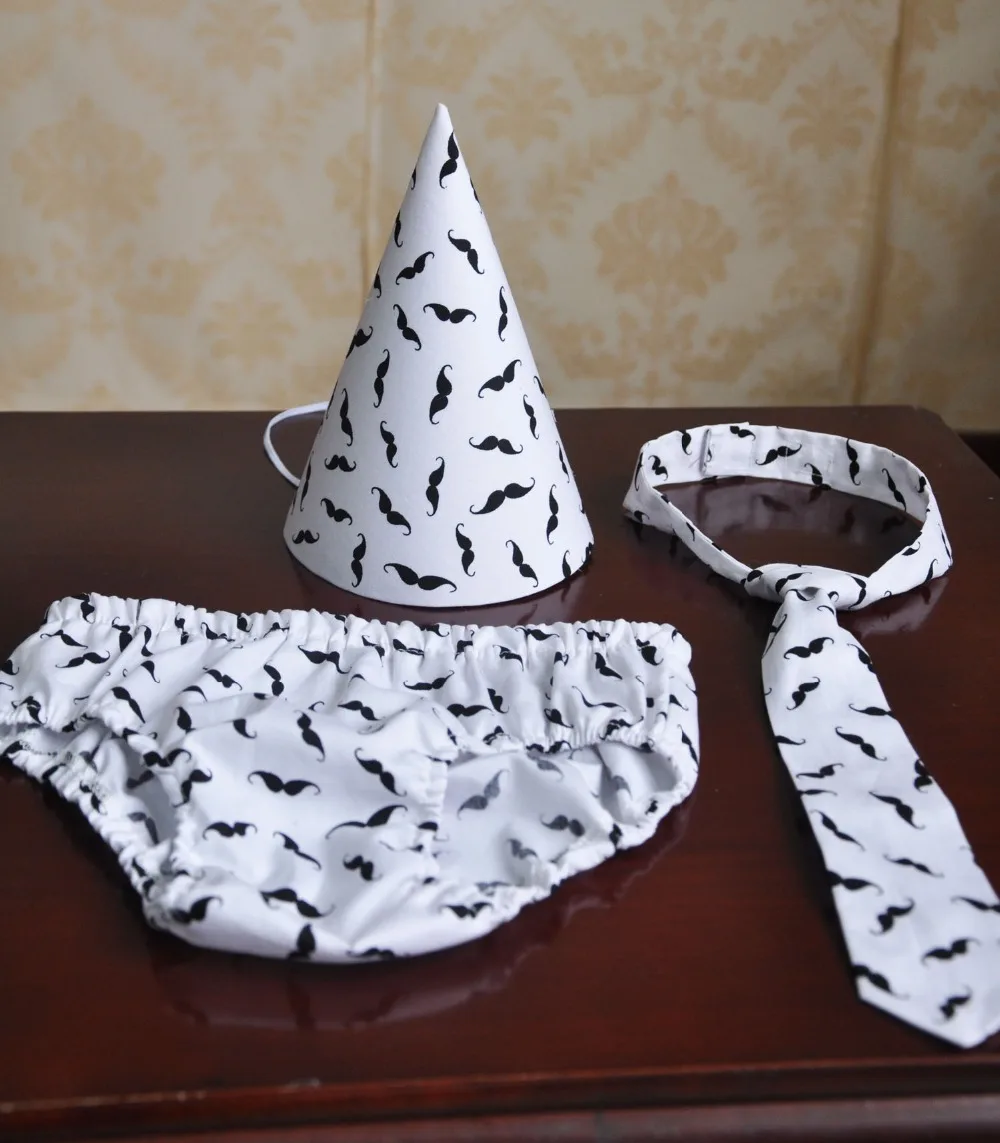 

Toddler Party Set Kid Birthday Shorts Tie Hat Set Clothing Baby Boys Theme Party 6-12M/12-18M
