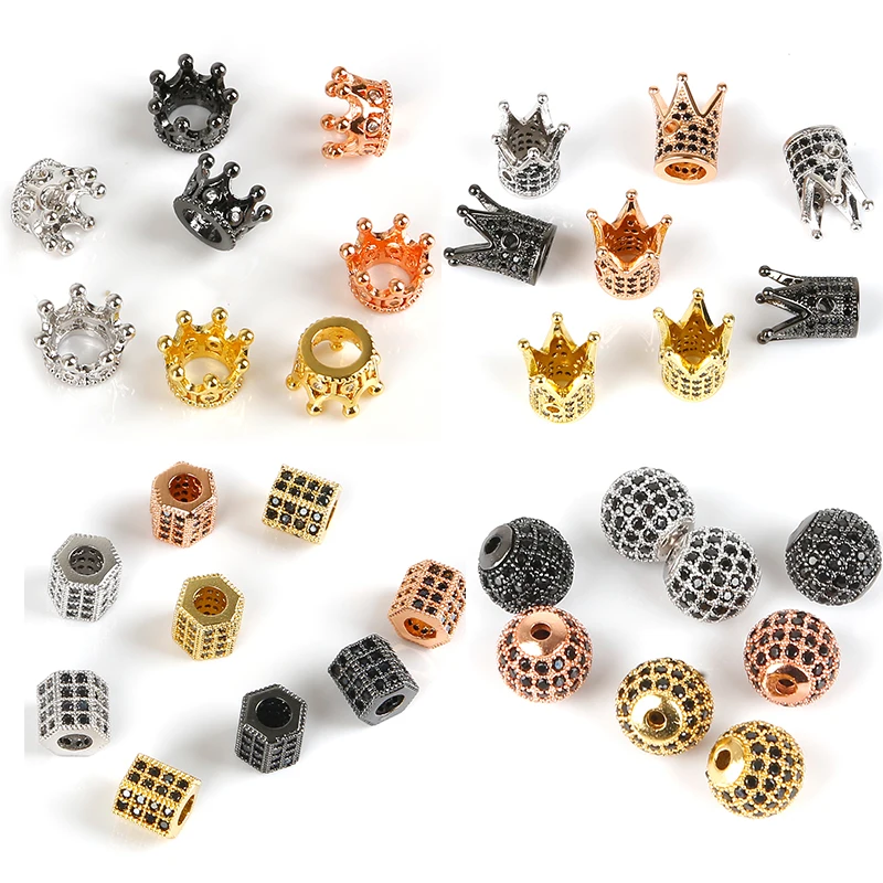 2 шт пистолет металл розовое золото круглый шлем Корона смешанные формы