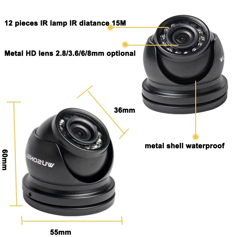 1080 P, 4MP, 5MP, AHD камера, аналоговая, высокое разрешение, инфракрасная, SONY CMOS, мини купольная, 12 ИК-светодиодов, ИК-фильтр, ночное видение