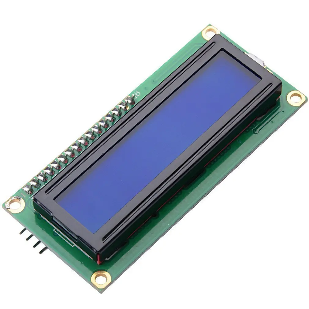 Модуль последовательного интерфейса Iic/i2c/twi Lcd 2. 0 16x2 с синей подсветкой для Arduino Uno