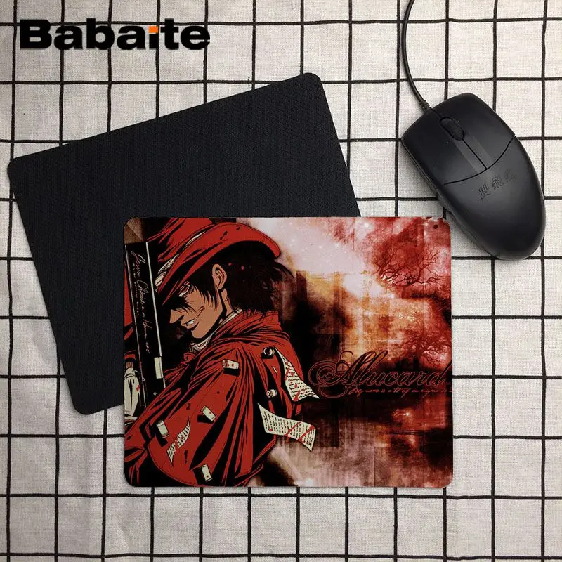 Babaite Нескользящие ПК HELLSING высокоскоростной новый коврик для мыши Размер 18x22 см 25x29