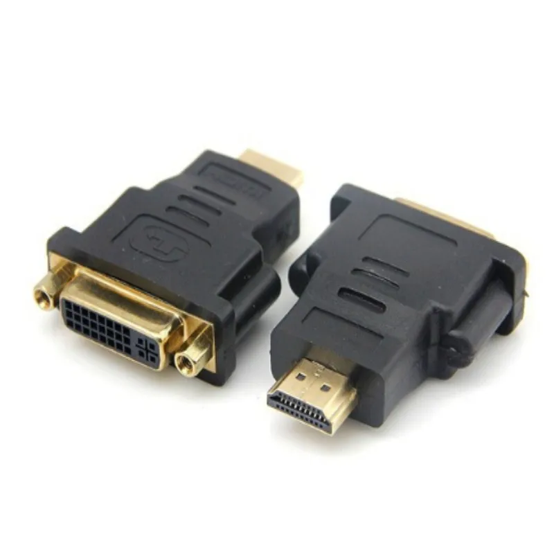Новый Женский конвертер с 24 + 5 контактами на HDMI адаптер DVI поддержкой 480p 720p1080p для
