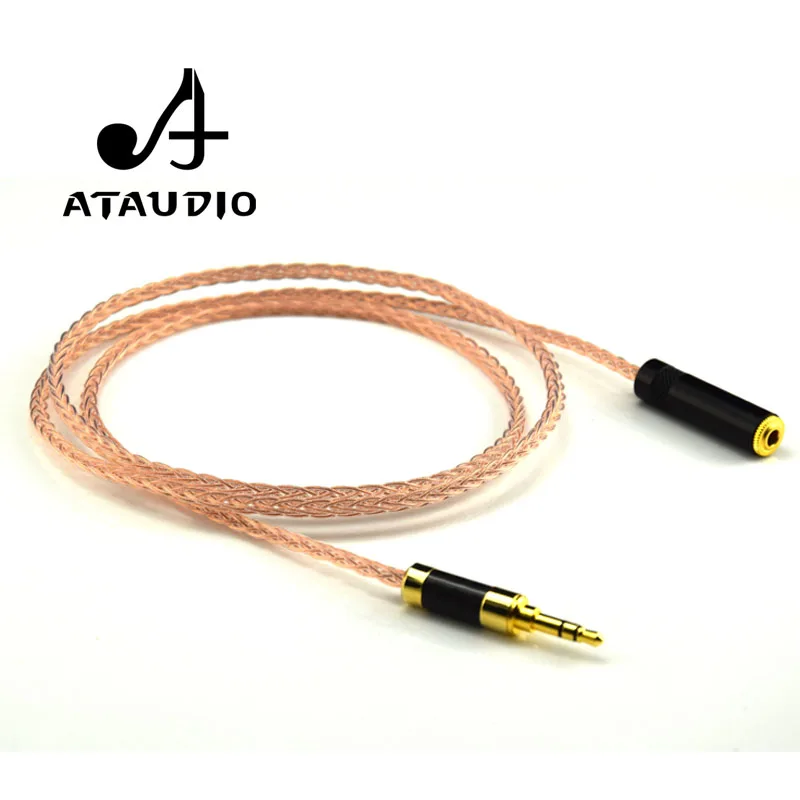

ATAUDIO Hifi 3.5mm Audio Extension Cable 7N OCC HIFI 3.5MM Male to Female Cable
