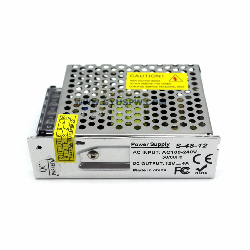 Swtiching блок питания DC12V 48 Вт электрическое оборудование и принадлежности для