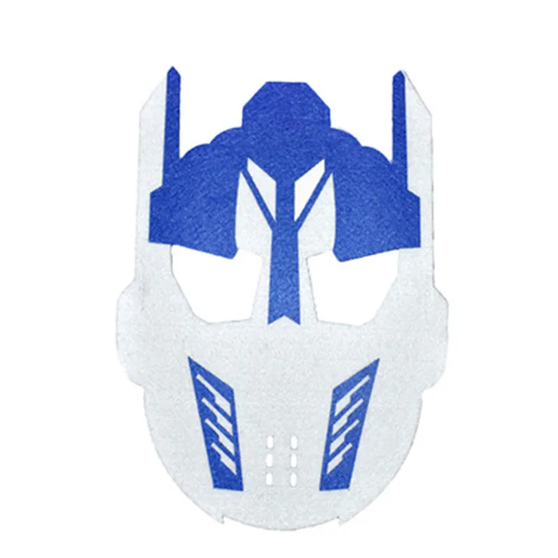 Cartoon Transformer Themed Party Felt Masks Kids Children Birthday School Cosplay Game Decorations Dress up Costume Mask | Тематическая