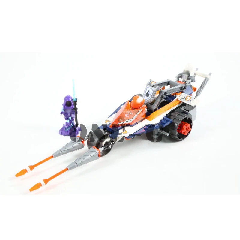 Совместимые legoinglys nexo knights 70348 строительные блоки 14027 кирпичи Близнецы Jouster фигурки