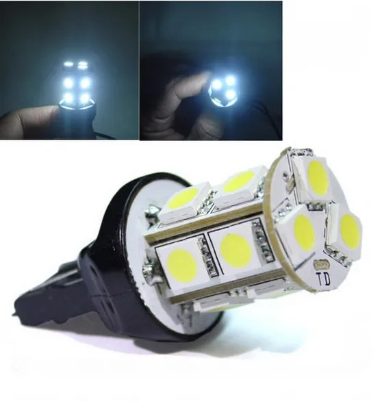 10 шт. W21/5 Вт 7443 T20 Авто 27 SMD 5050 LED Автомобилей Тормозные Огни Задние Фонари Лампы