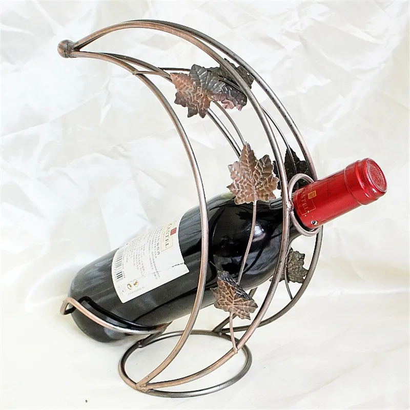 Металлическая стойка для вина модель Луны держатель товары дома кухни мебель