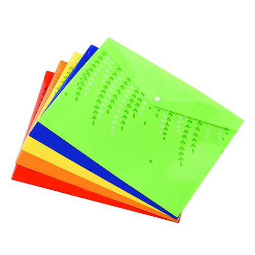 12pcs mix 5colors 12 шт./компл. a4 файл Фолд прозрачные пластиковые папки A5 Сумка для документов офисная папка сумка для хранения продуктов школьные принадлежности - Цвет: 12pcs mix 5colors