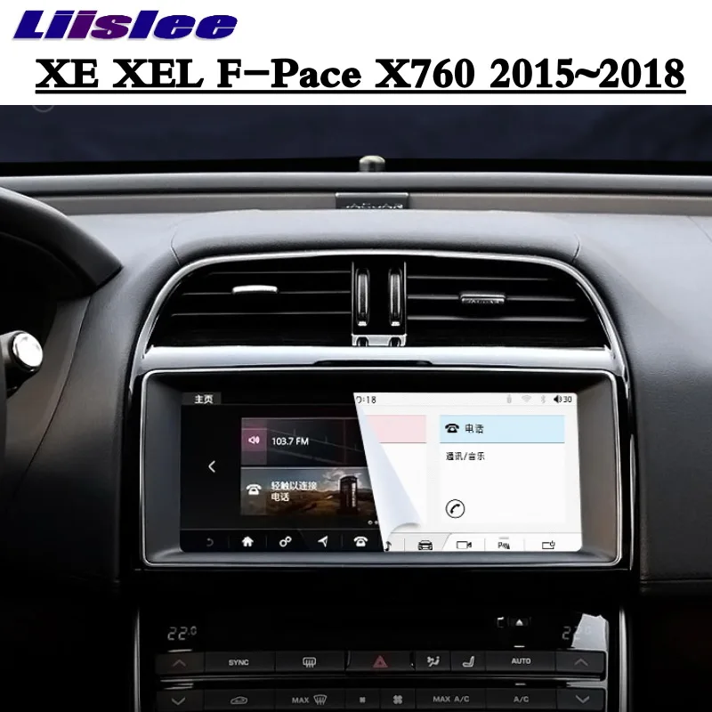 Для Jaguar XE XEL F-Pace X760 NAVI LiisLee Автомобильный мультимедийный 10,25 'gps аудио CarPlay адаптер Радио Навигация