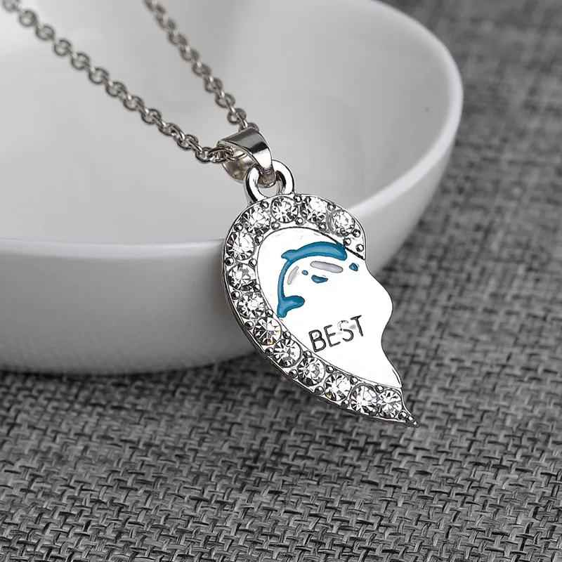 Подвеска Friends для дельфин ожерелье с цепочкой подходит подарка друзьям |