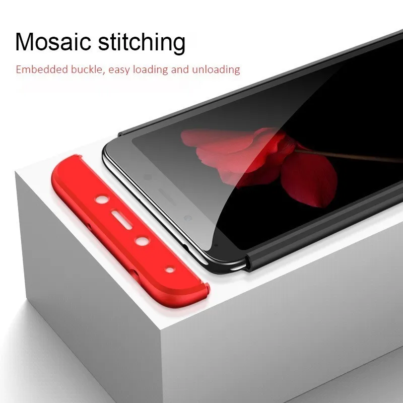 360 all inclusive Clear Phone Case For Xiaomi Redmi Note 4 5 Transparent Anti-fall Airbag 5a 4x 6pro Cover |