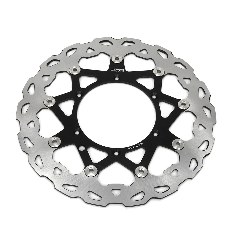 black disc 320 мм ротор дисковых передних тормозов кронштейн адаптер для KTM EXC XC XCW XCF SX SXC SXS GS MX MXC LC4 2000-2012 Motard Supermoto - Цвет: black disc