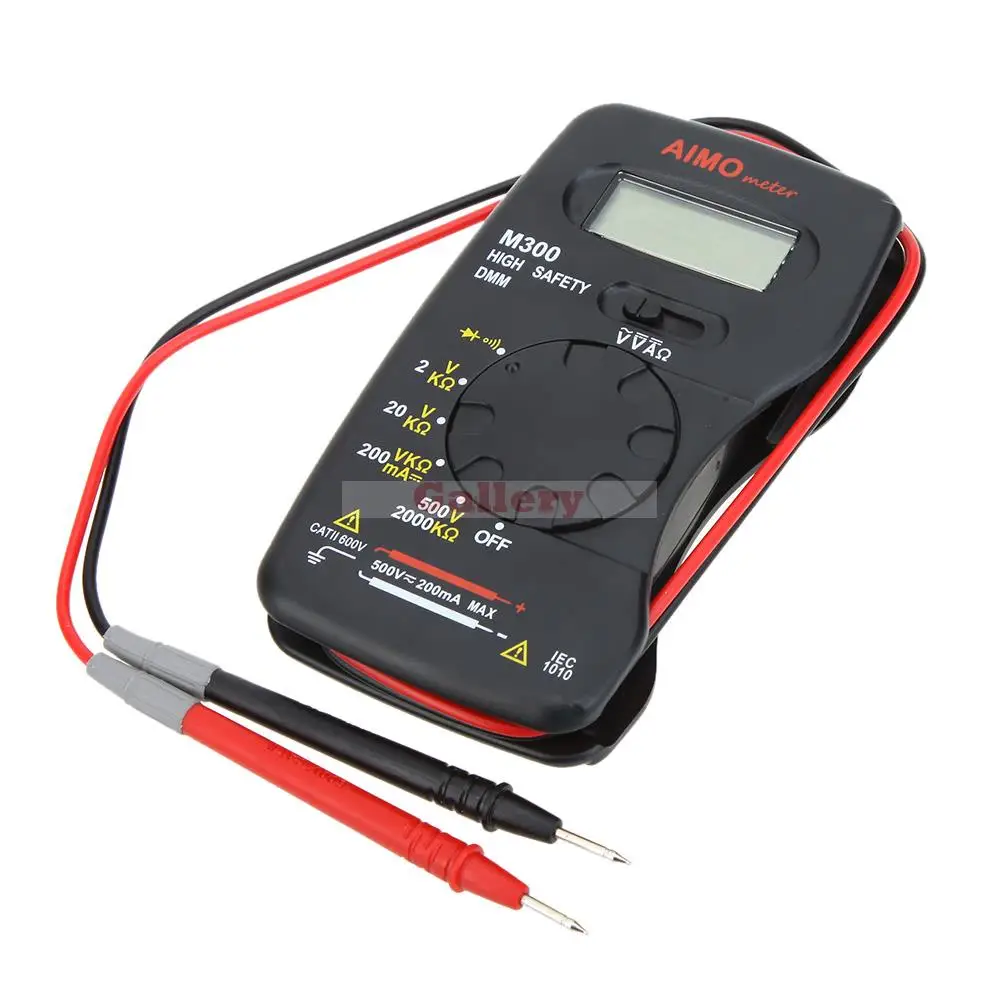 Ручной цифровой мини-мультиметр Aimo M300 с ЖК-дисплеем измеритель высокой