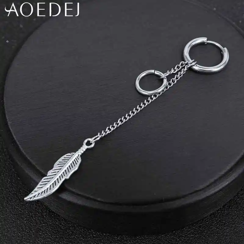 AOEDEJ Suga серьги висячие длинные кисточки перо brincos модные корейские Висячие