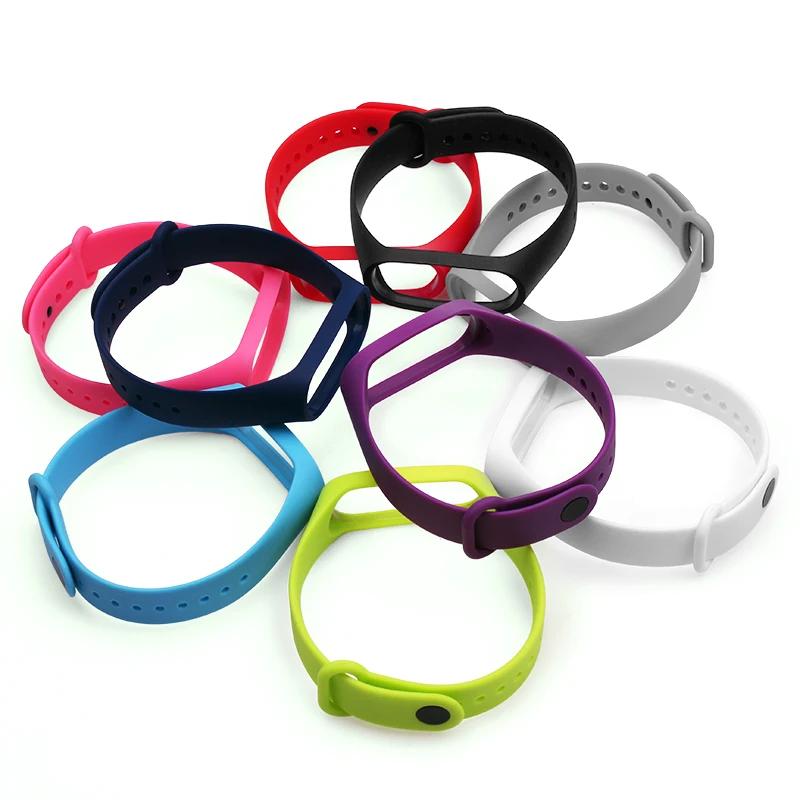 BOORUI Pulsera цветной Miband 3 ремешок correa силиконовый Сменные аксессуары для браслета