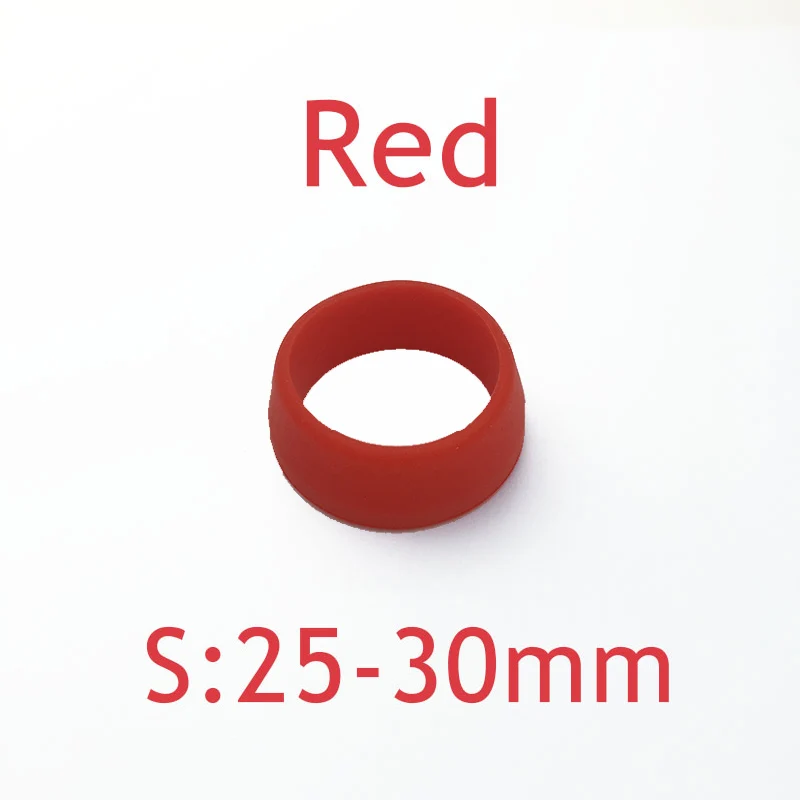 25-30mm Red Силикагель MTB велосипедный Подседельный штырь водонепроницаемое кольцо горный MTB дорожный велосипедный Подседельный штырь пылезащитный чехол Аксессуары для велоспорта - Цвет: 25-30mm Red