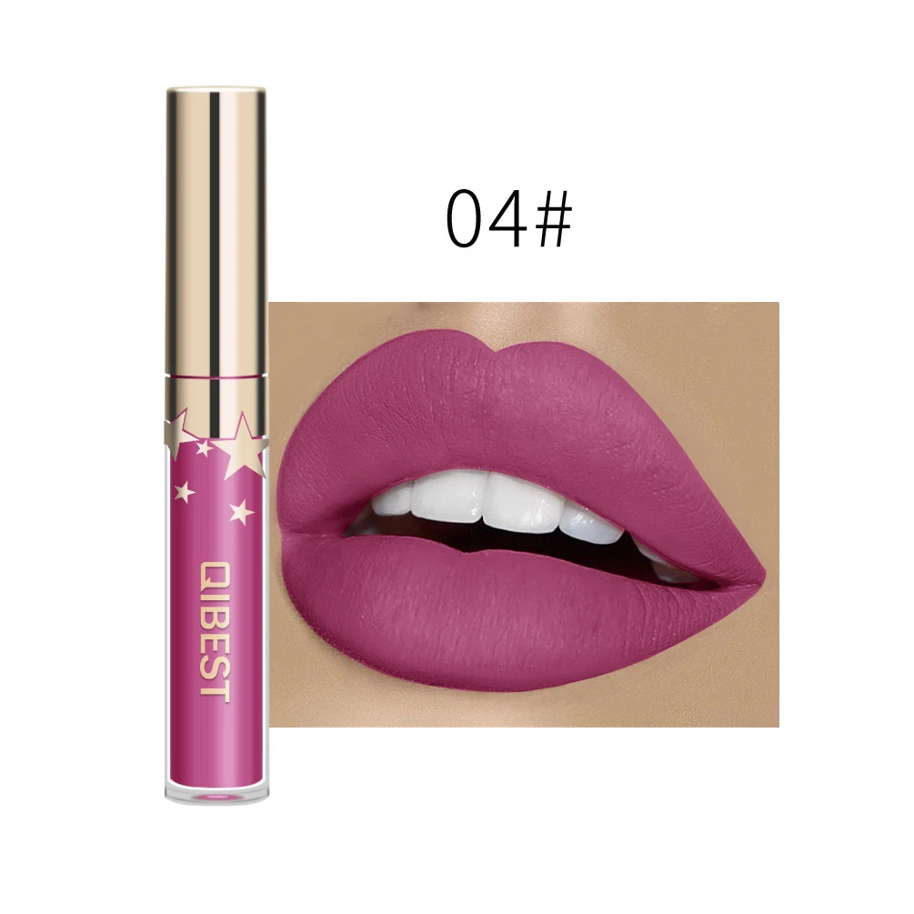 24 Color Matte Lip Gloss Waterproof Long Lasting Liquid Lipstick Makeup Lipgloss Girl Make Up Nude Red Purple Tint Lips Glosses |