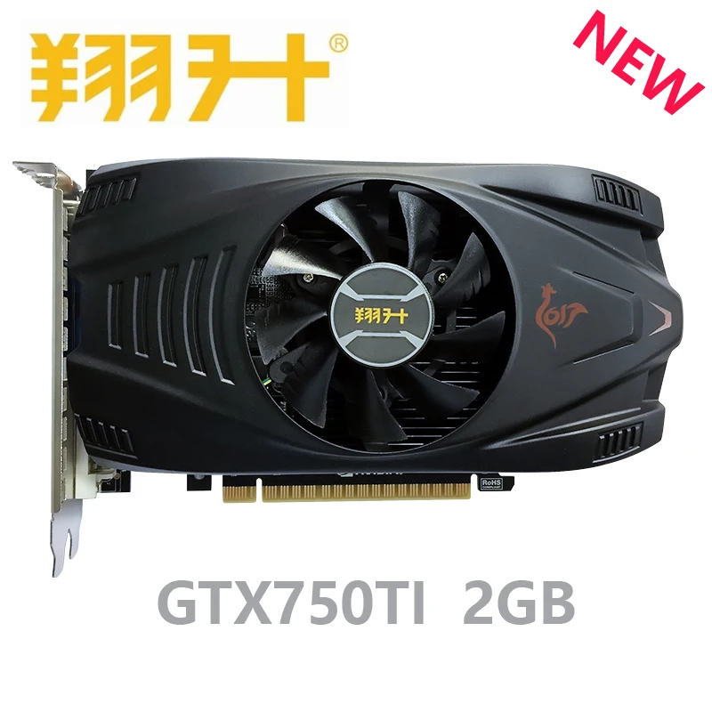 ASL GTX 750TI 2 ГБ NVIDIA видеокарта 2 ГБ GDDR5 128 бит PCI-E X16 3,0 GTX750TI 2G PC игровая видеокарта