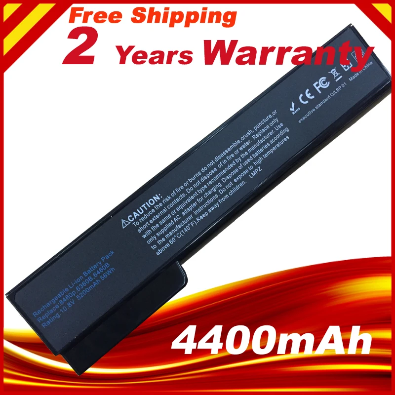 4400 мАч Батарея для HP EliteBook 8460 P Вт 8560 ProBook 6360b 6460b 6465b 6560b 6565b cc06 cc06x cc06xl|battery for hp|battery hp