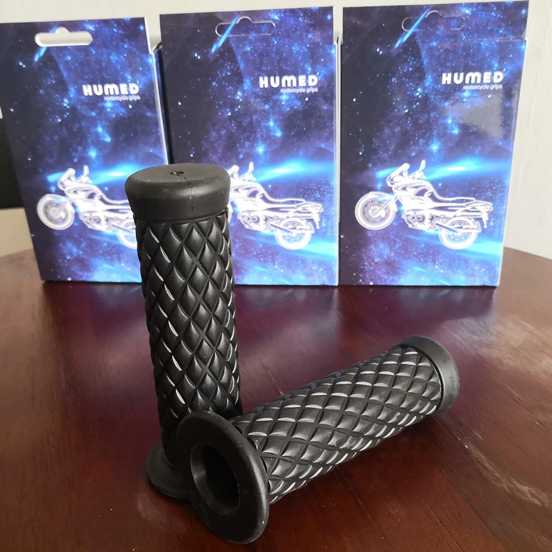 HUMED 3 цвета универсальные 7/8 ''22 мм винтажные резиновые мотоциклетные ручки кофейные GG GN GS 125/250 мотоциклетные ручки