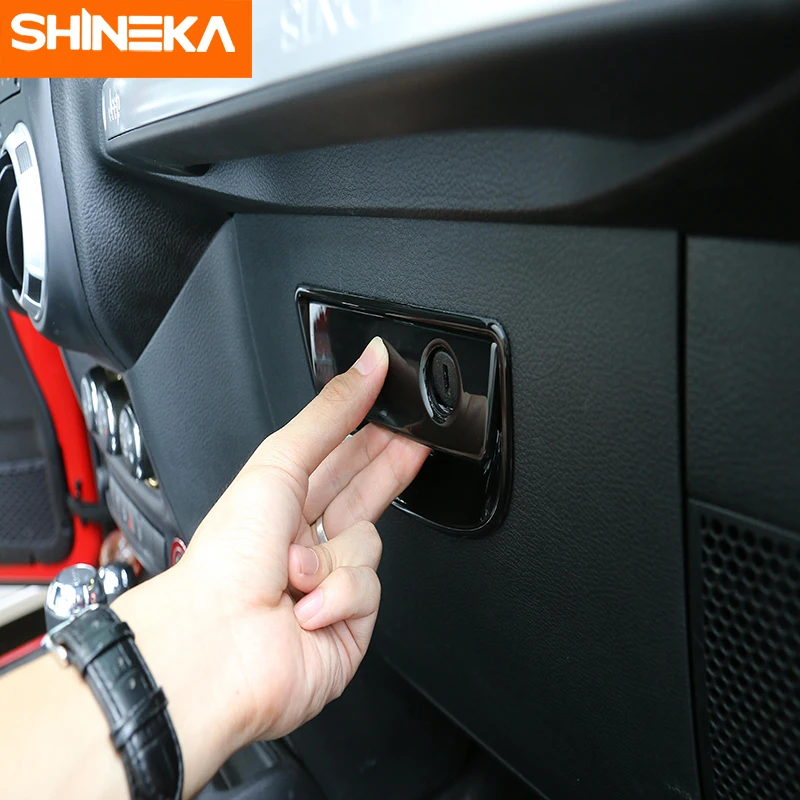 SHINEKA внутренние молдинги для автомобильного интерьера коробка хранения ручка