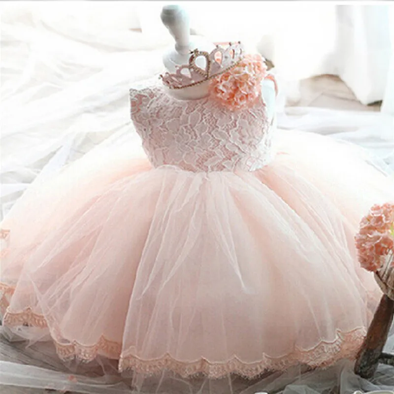 Элегантное платье для девочек 2020 летние модные розовые кружевные праздничные