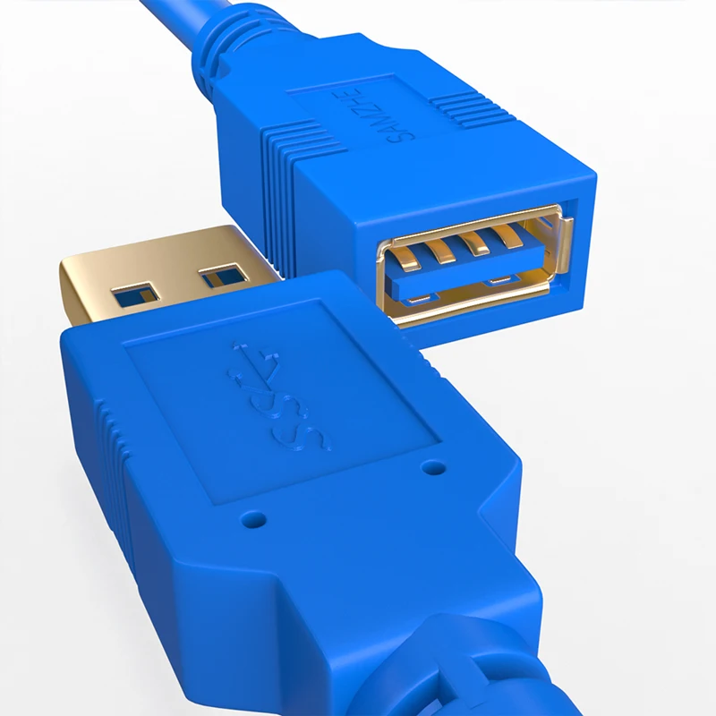 SAMZHE USB3.0 удлинитель 5 Гбит/с скорость USB кабель Plug and play мужчин и женщин