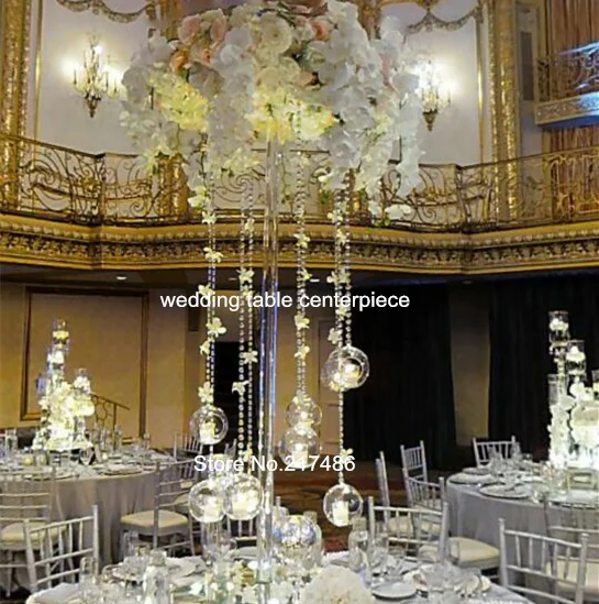 Без стеклянного держателя и цветов в том числе) Великолепная Свадебная подставка