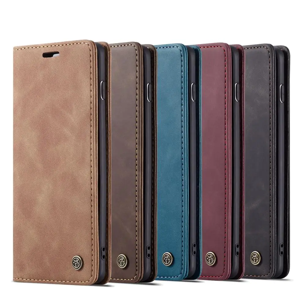 

Vintage PU Leather Magnetic Phone Flip Case for Samsung Galaxy S9 Plus S8 Plus S7 Edge A51 A71 A81 A91 M51 A12 A32 A52 A72 Cover
