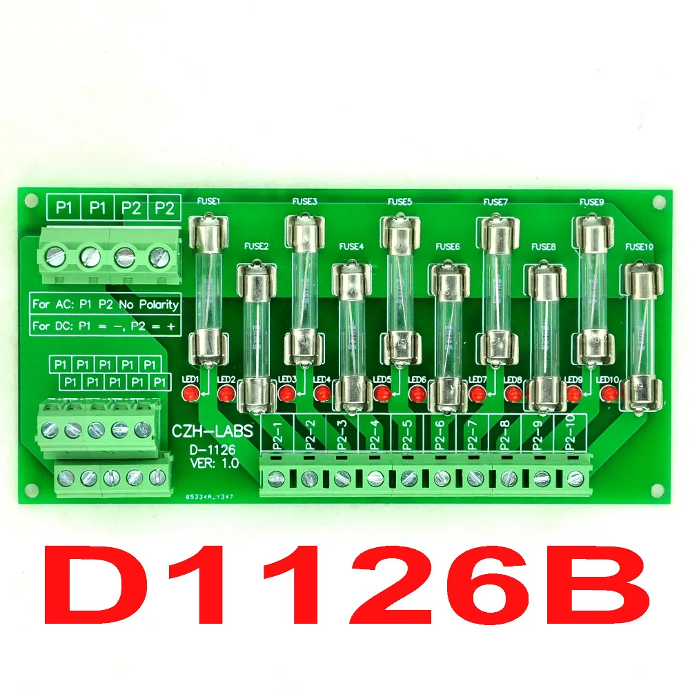 Панель крепление 10 позиций Мощность распределения модуль предохранитель для