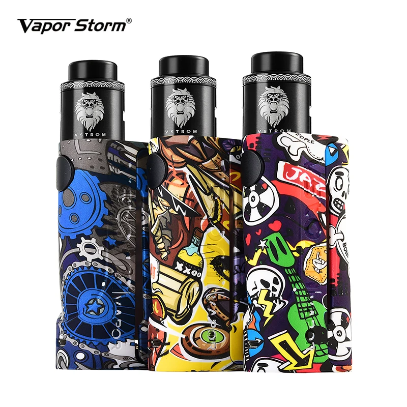 Vapor Storm ECO Bypass Mod Max 90 Вт Lion RDA 24 мм DIY двойная катушка контроля воздушного потока бокс