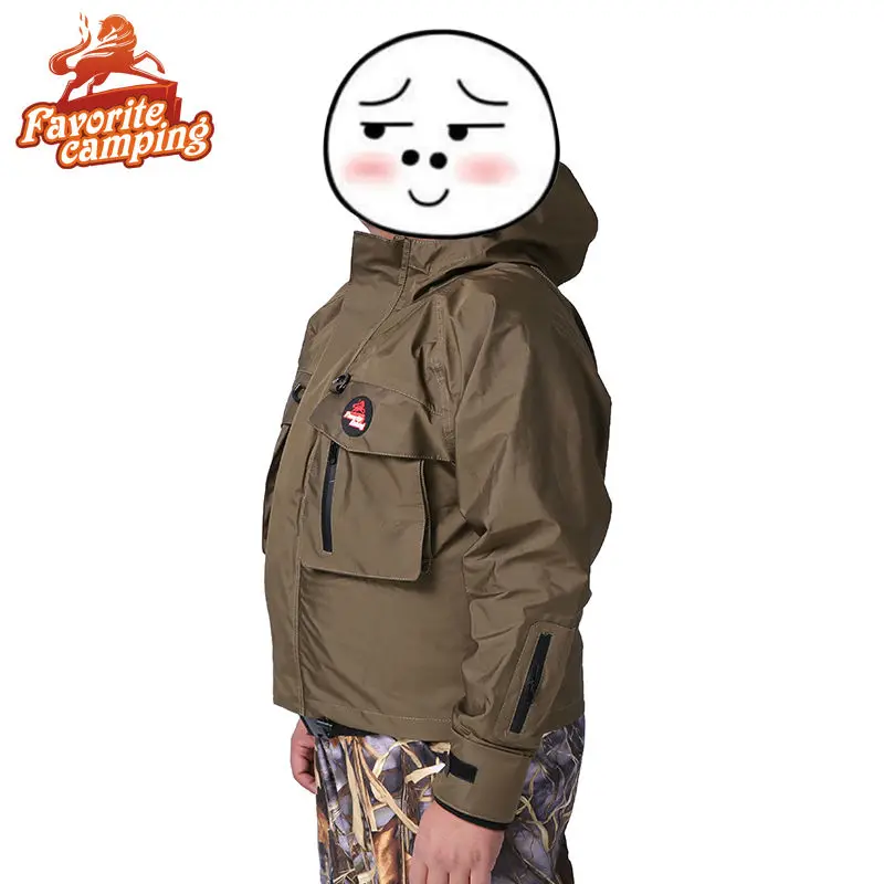 Отдых на природе Рыбалка Куртка Мужчины Открытый Тактические Водонепроницаемая