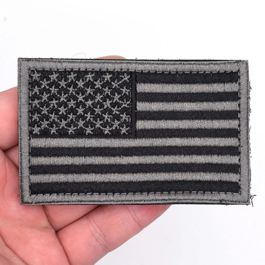 2 шт. тактическая нашивка с флагом США американским американская военная
