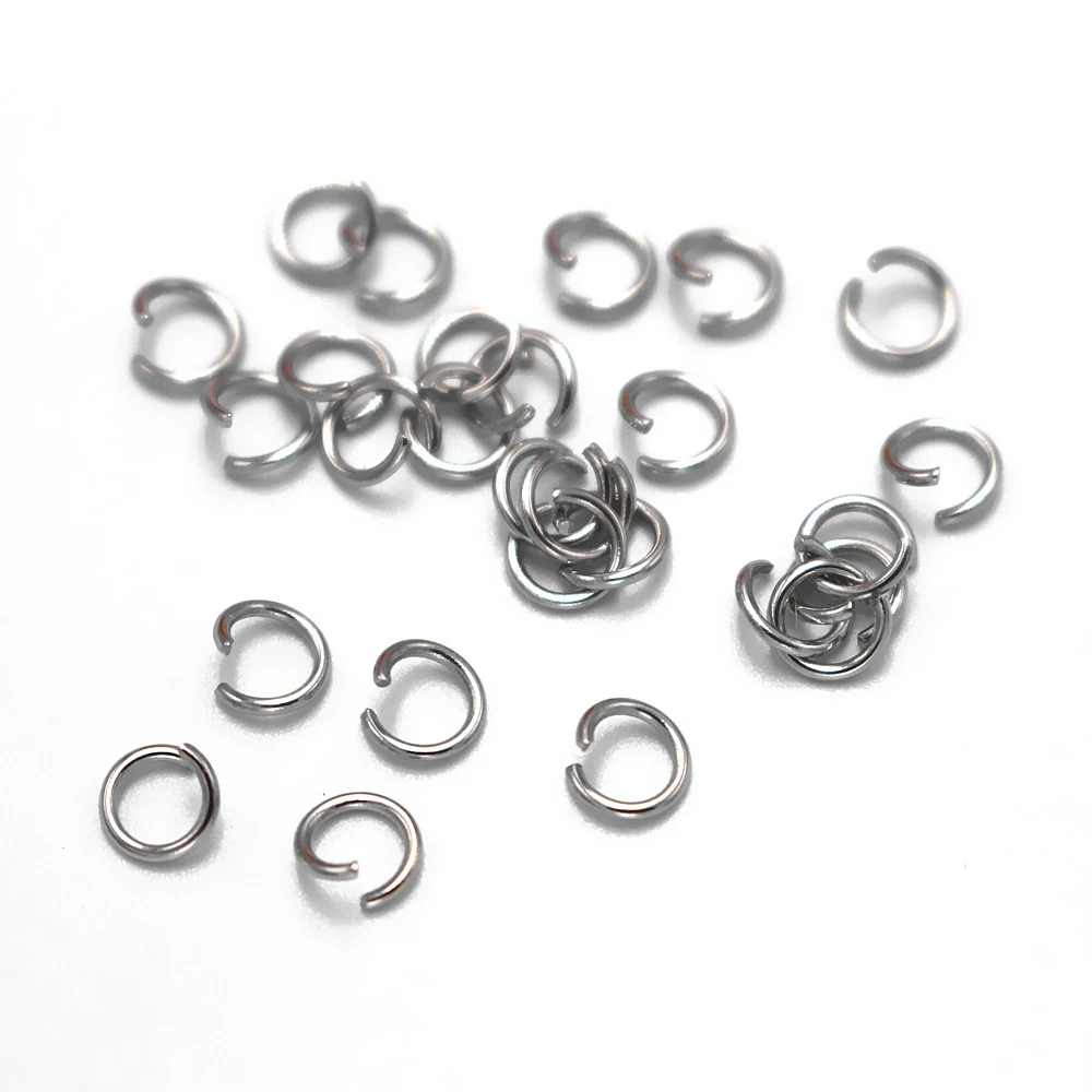 0.7mm 0.8mm Stainless Steel Open Jump Rings Split Connector Findings for Making Keychains Bracelet Accessories DIY Jewelry | Украшения и