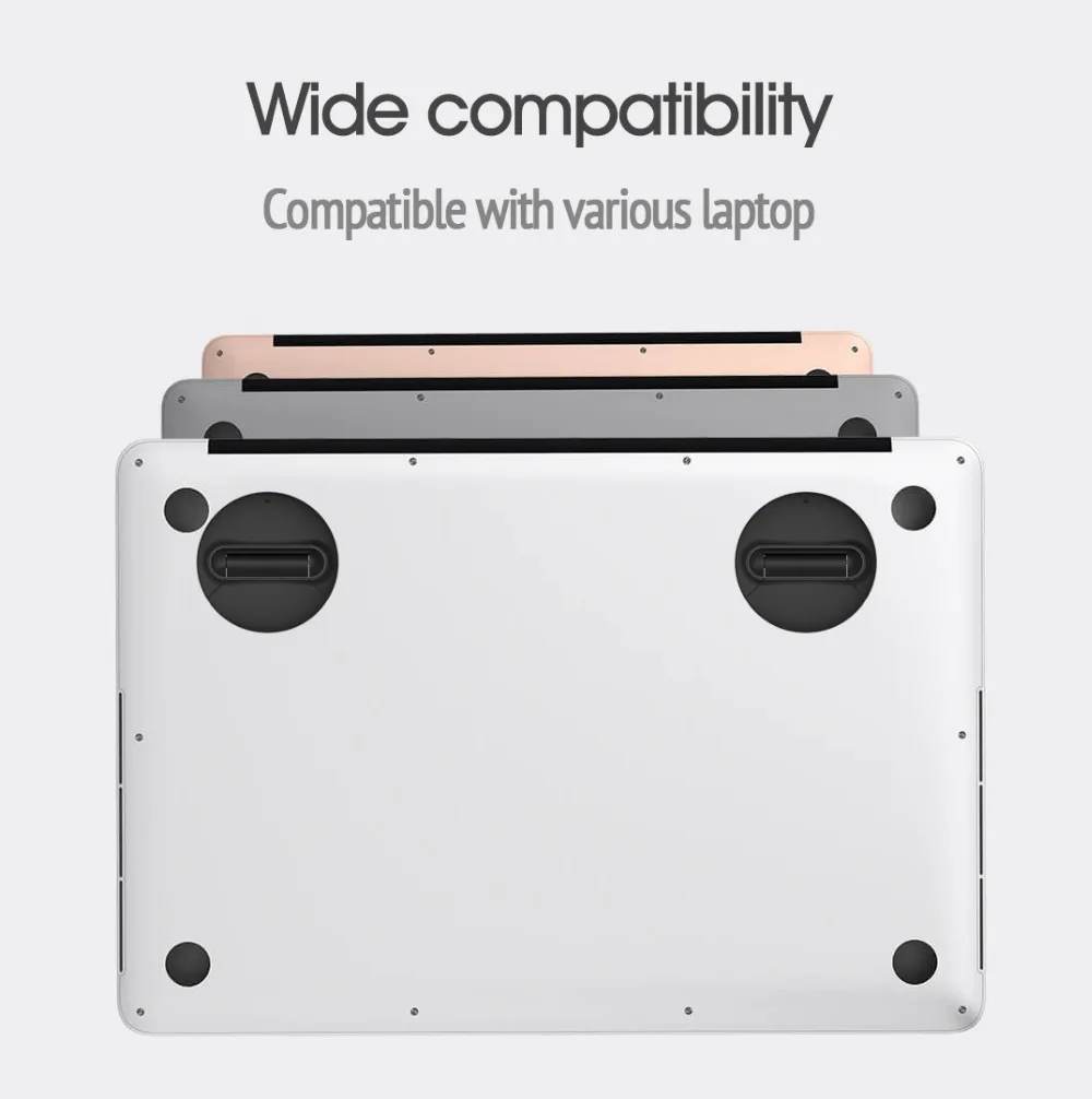 Подставка для ноутбука портативная охлаждающая подставка для ноутбука MacBook Тетрадь армированный чехол с красивой оправой и рассеивания тепла Нескользящая накладка кулер стенд