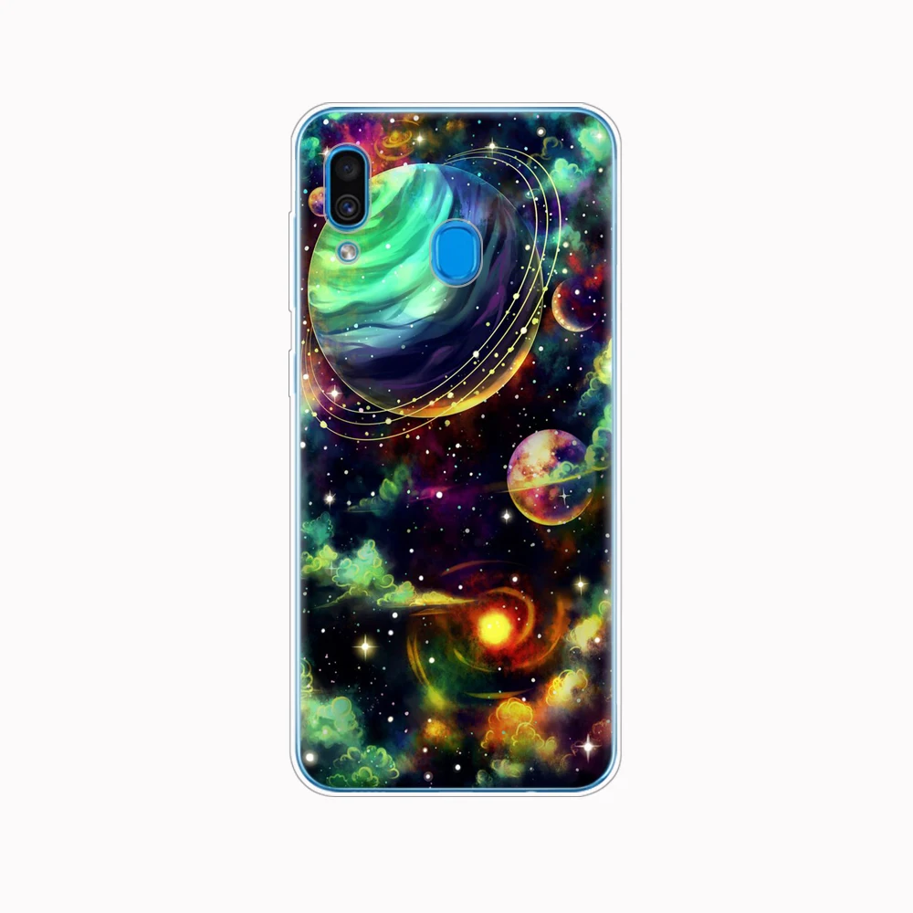 52254 Чехол для Samsung Galaxy A20 A20E, силиконовый мягкий чехол для Samsung A20 A 20 A205F A20E A202F, противоударный бампер - Цвет: 52254