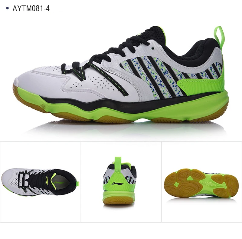 Li-Ning/мужская повседневная тренировочная обувь для бадминтона; дышащие кроссовки; износостойкая спортивная обувь с подкладкой; AYTM081 XYY051