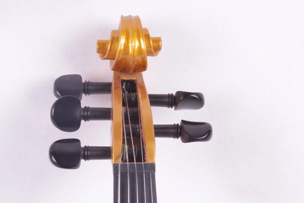 Электрическая скрипка золотого цвета 4/4 5 нитей высокое качество|electric violin|quality
